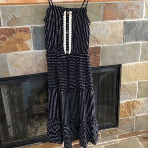 ART CLASS Maxi Sundress, Lace Detail Bodice. 10-12